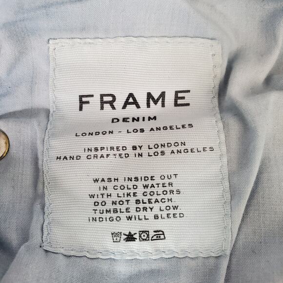 FRAME Women's Le Skinny de Jeanne Jeans Size 27 Kingslane Mid Rise Stretch - Picture 6 of 7